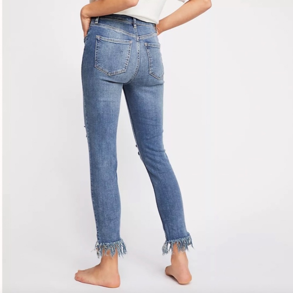Free People Great Heights High Rise Skinny Jeans - Picture 2 of 14